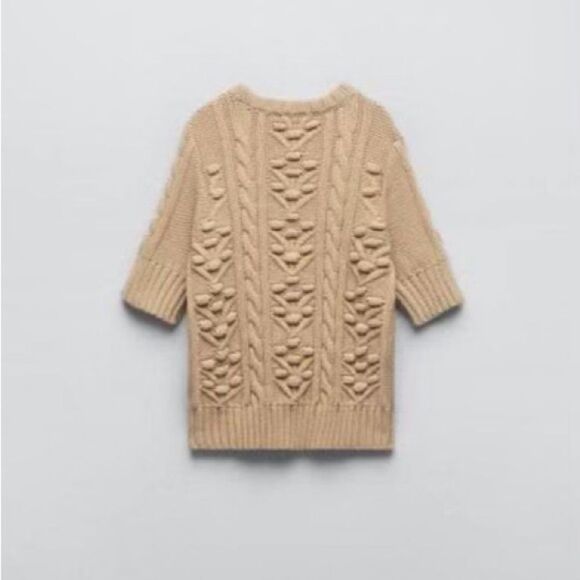 Zara Sweater, Tan, Size L - Picture 2 of 16